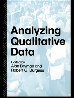 Analyzing Qualitative Data by Alan Bryman & Bob Burgess