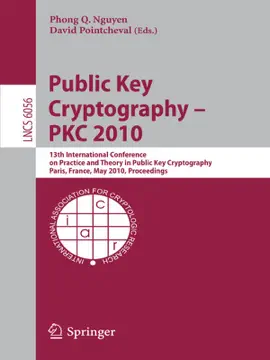 Read: Public Key Book Cryptography – PKC 2010