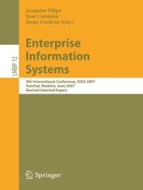 Enterprise Information Systems - Joaquim Filipe, José Cordeiro & Jorge Cardoso
