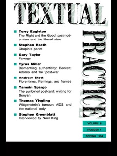 Textual Practice by Terence Hawkes & Jean Howard