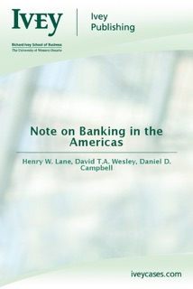 Note on Banking in the Americas by Henry W. Lane