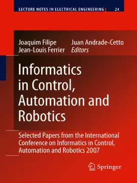 Read: Informatics in Control, Automation Book and Robotics