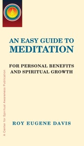Book cover for An Easy Guide to Meditation by Roy Eugene Davis