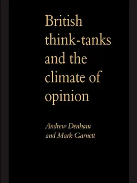 Read: British Book Think-Tanks And The Climate Of Opinion