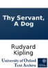 Book Thy Servant, A Dog