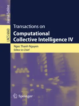 Read: Transactions of Computational Collective Intelligence IV Book