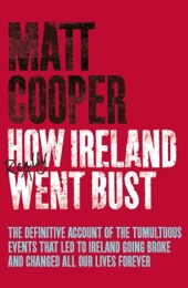 Book cover for How Ireland Really Went Bust by Matt Cooper