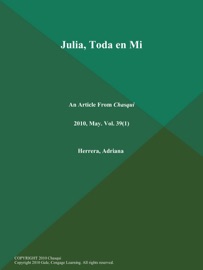 Julia, Toda en Mi - Adriana Herrera