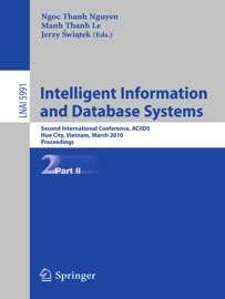 Intelligent Information and Database Systems - Manh Thanh Le, Jerzy Świątek & Ngoc Thanh Nguyen