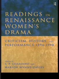 Readings in Renaissance Women's Drama