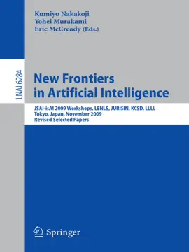 Read: New Frontiers Book in Artificial Intelligence