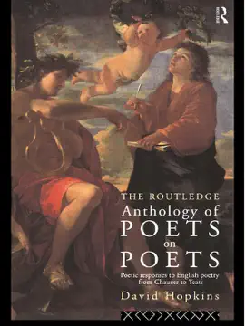 Read: The Routledge Anthology of Poets Book on Poets