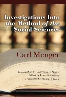 Read: Book Investigations into the Methods of the Social Sciences