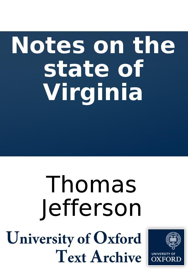 Notes on the State of Virginia