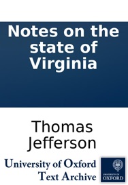 Notes on the state of Virginia - Thomas Jefferson