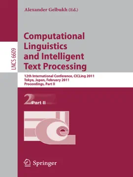 Read: Computational Linguistics and Intelligent Book Text Processing