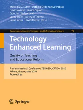 Read: Technology Enhanced Learning: Book Quality of Teaching and Educational Reform
