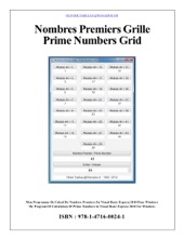 Book cover for Nombres Premiers Grille Prime Numbers Grid by Olivier Tableau