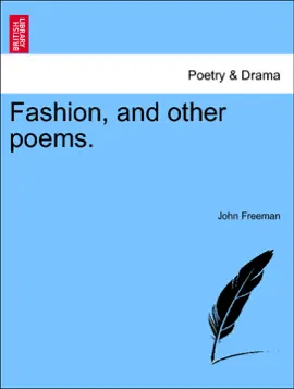 Read: Fashion, and Book other poems.