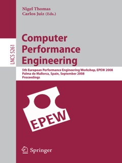 Computer Performance Engineering by Nigel Thomas & Carlos Juiz