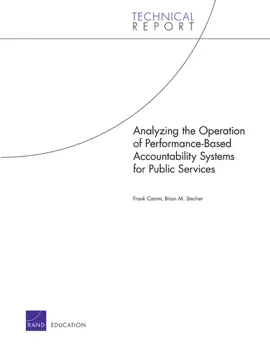 Read: Analyzing Book the Operation of Performance-Based Accountability Systems for Public Services