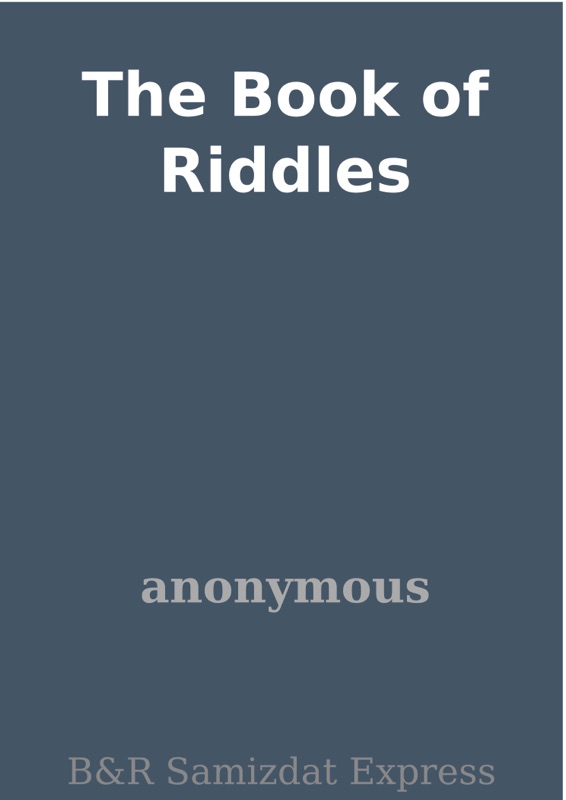 The Book of Riddles