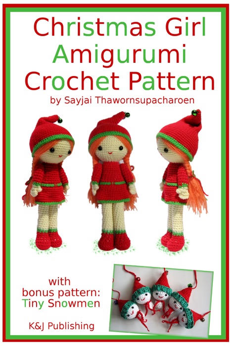 Christmas Girl Amigurumi Crochet Pattern