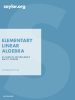 Elementary Linear Algebra - Kenneth Kuttler