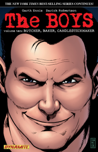 The Boys Vol. 10: Butcher, Baker, Candlestickmaker - Garth Ennis, Darick Robertson &amp; Simon Bowland Cover Art