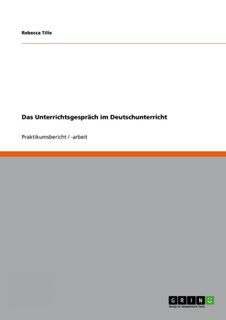 Gegenstands Vorgangs Und Personenbeschreibung Lehrprobe - 