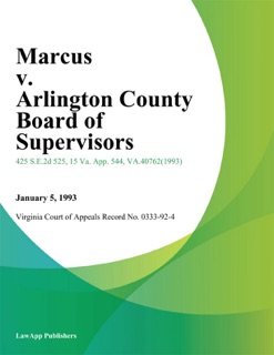 Marcus v. Arlington County Board of Supervisors by Virginia Court of Appeals