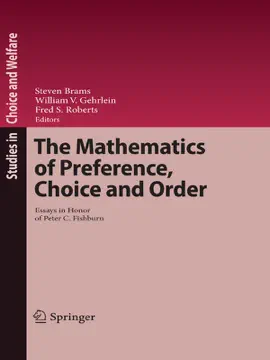 Read: The Mathematics of Preference, Book Choice and Order