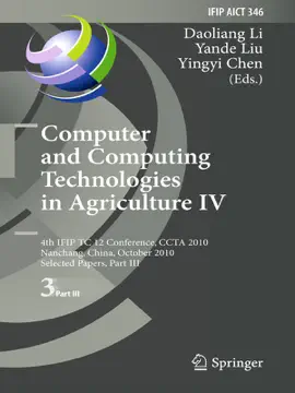 Read: Computer and Computing Book Technologies in Agriculture IV