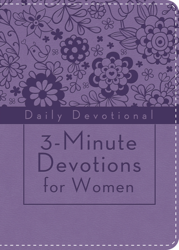 3-Minute Devotions for Women: Daily Devotional (purple)