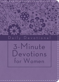 3-Minute Devotions for Women: Daily Devotional (purple) - Barbour Staff