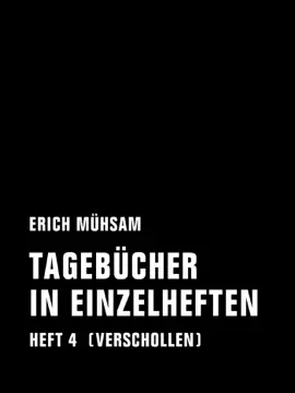Read: Tagebücher Book in Einzelheften. Heft 4