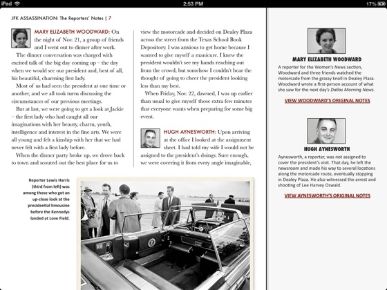 ?JFK Assassination: The Reporters' Notes on Apple Books