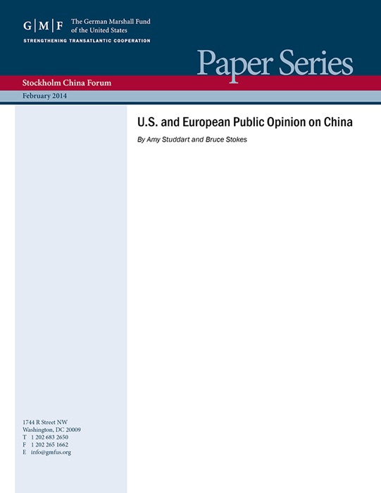 U.S. and European Public Opinion on China