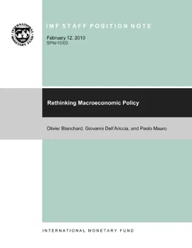 Read: Book Rethinking Macroeconomic Policy