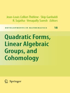 Quadratic Forms, Linear Algebraic Groups, and Cohomology by Skip Garibaldi, R. Sujatha & Venapally Suresh