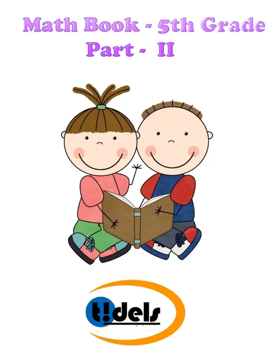 Math Book Fifth Grade 