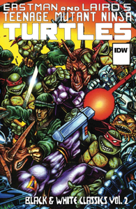 Teenage Mutant Ninja Turtles: Black &amp; White Classics Vol. 2 - Kevin Eastman &amp; Peter Laird Cover Art