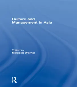 Culture and Management in Asia