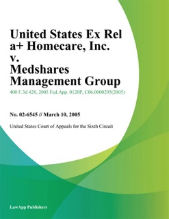 United States ex rel A+ Homecare, Inc. v. Medshares Management Group, Inc. by United States Court of Appeals for the Tenth Circuit
