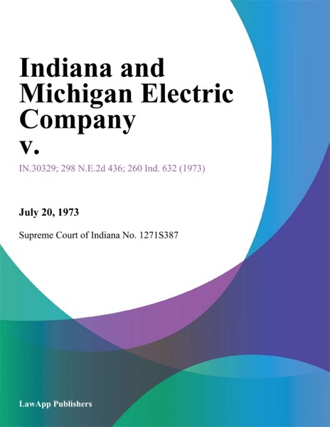 Indiana and Michigan Electric Company V.