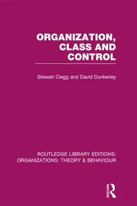 Read: Book Organization, Class and Control (RLE: Organizations)