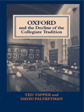 Read: Oxford and the Decline of the Collegiate Tradition Book