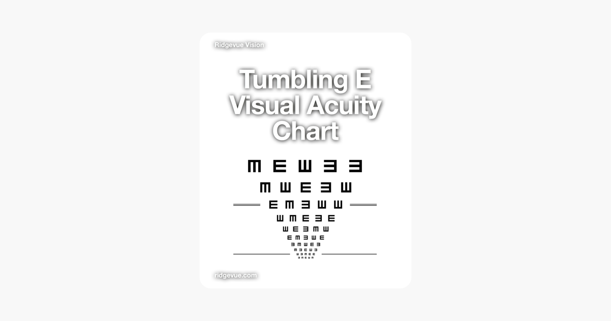 Tumbling E Vision Chart