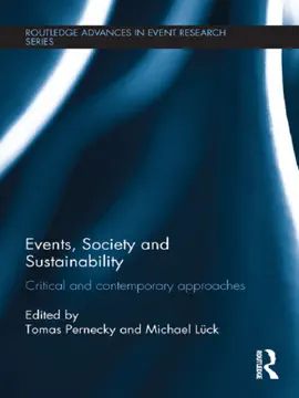 Read: Book Events, Society and Sustainability