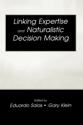 Read: Linking Expertise and Naturalistic Book Decision Making